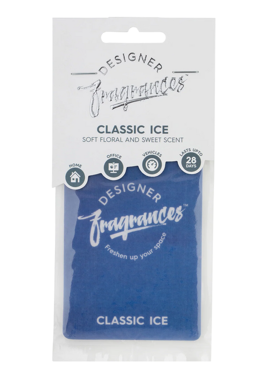 Designer Fragrances - Classic Ice Card Air Freshener