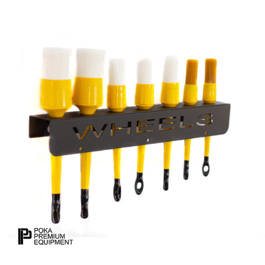 Poka Premium Equipment - Soporte para cepillo y accesorios 40 cm "RUEDA"