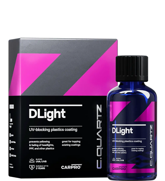 Recubrimiento para plásticos CarPro CQuartz DLight anti-UV 10 ml