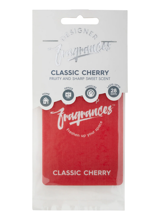 Designer Fragrances - Classic Cherry Card Air Freshener