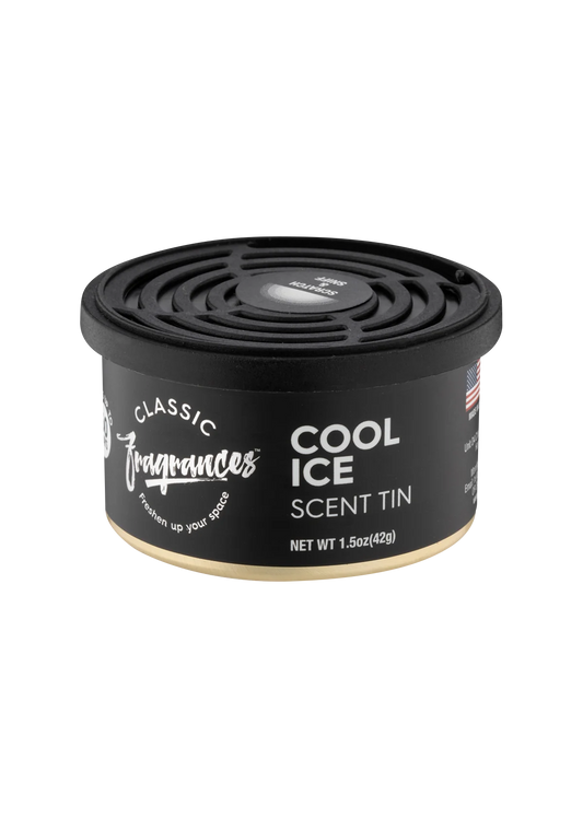 Ambientador en lata Cool Ice de Fragancia de diseñador