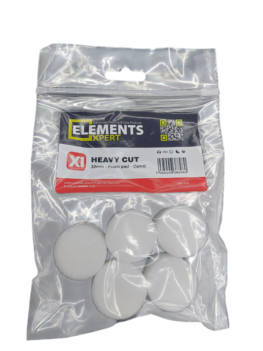Almohadilla de corte pesado ELEMENTS XPERT X1 (32 mm) (1"), paquete de 5