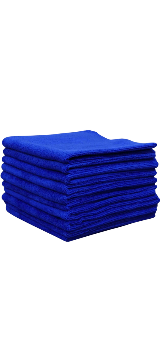 Paños de microfibra premium sin bordes ELEMENTS XPERT de 300 g/m² (azul marino), paquete de 10