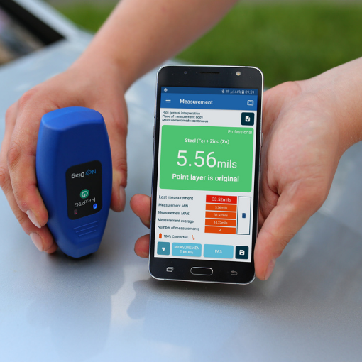 Medidor de profundidad de pintura profesional NexDiag
