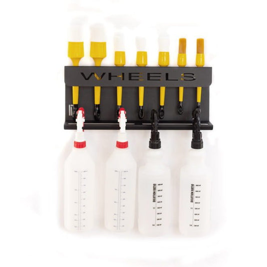 Poka Premium Equipment - Soporte para cepillos y botellas 40 cm (Ruedas)