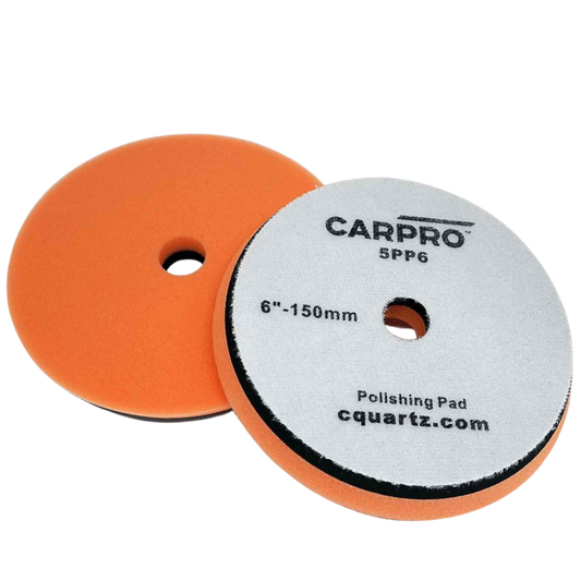 Almohadilla naranja CarPro de 160 mm y 6" (individual)