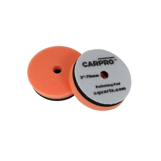 Almohadilla naranja CarPro de 76 mm y 3" (individual)
