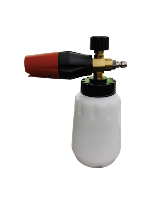 Cañón de espuma de nieve con cierre rápido de 1/4" (1 litro)