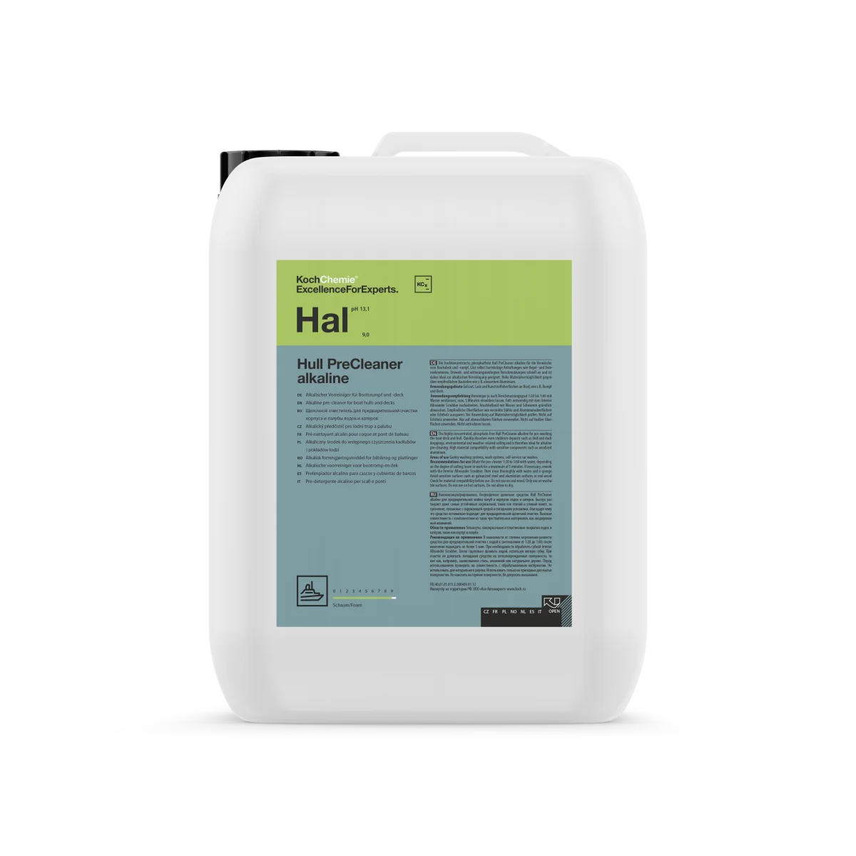 Prelimpiador alcalino para casco Koch Chemie Marine (Hal), 10 l Prelimpiador alcalino para casco Koch Chemie Marine (Hal), 10 l