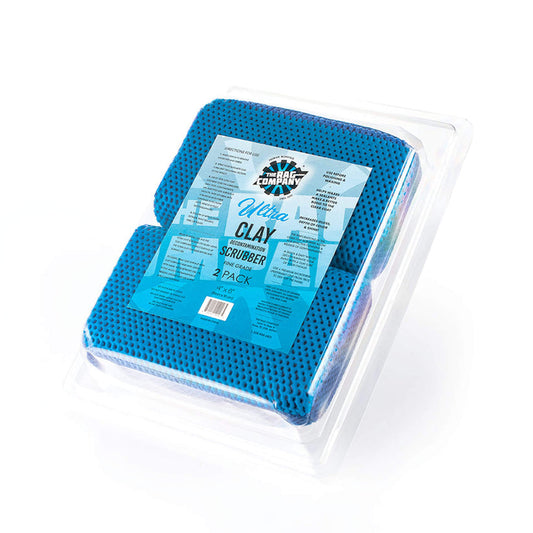 Paquete de 2 estropajos de arcilla ultra de The Rag Company