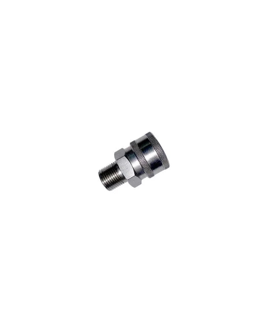 Acoplamiento macho de liberación rápida de acero inoxidable de 1/4″