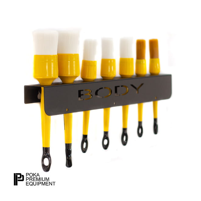 Poka Premium Equipment - Soporte para cepillo y accesorios 40 cm "BODY"