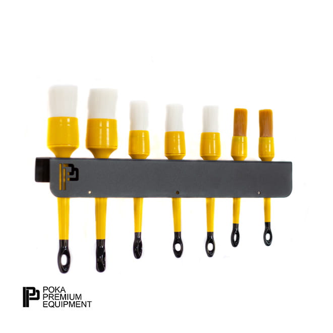 Poka Premium Equipment - Soporte para cepillos y accesorios 40 cm sin inscripción
