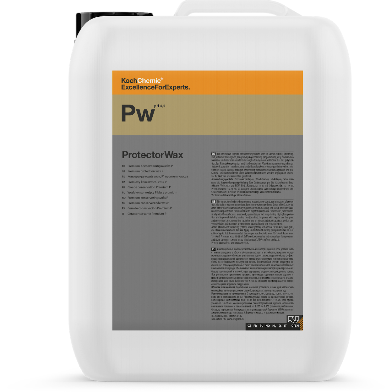 Cera protectora Koch Chemie (Pw) 10L