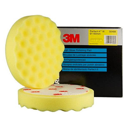 Almohadilla de pulido amarilla 3M Perfect-It III (paquete doble)