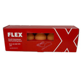 Esponja de pulido Flex PK-O 35 HEX VE5 naranja, paquete de 5