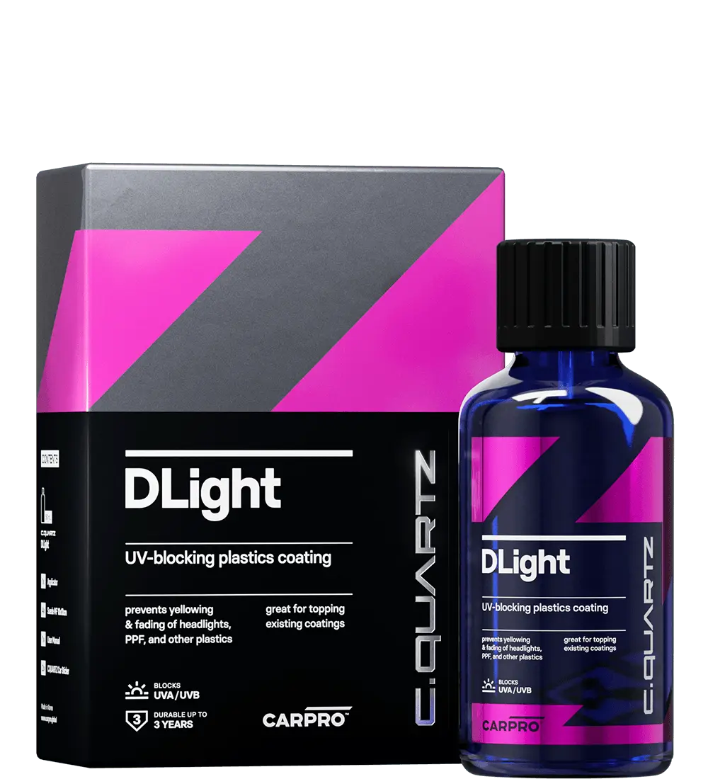 Recubrimiento para plásticos CarPro CQuartz DLight anti-UV 10 ml