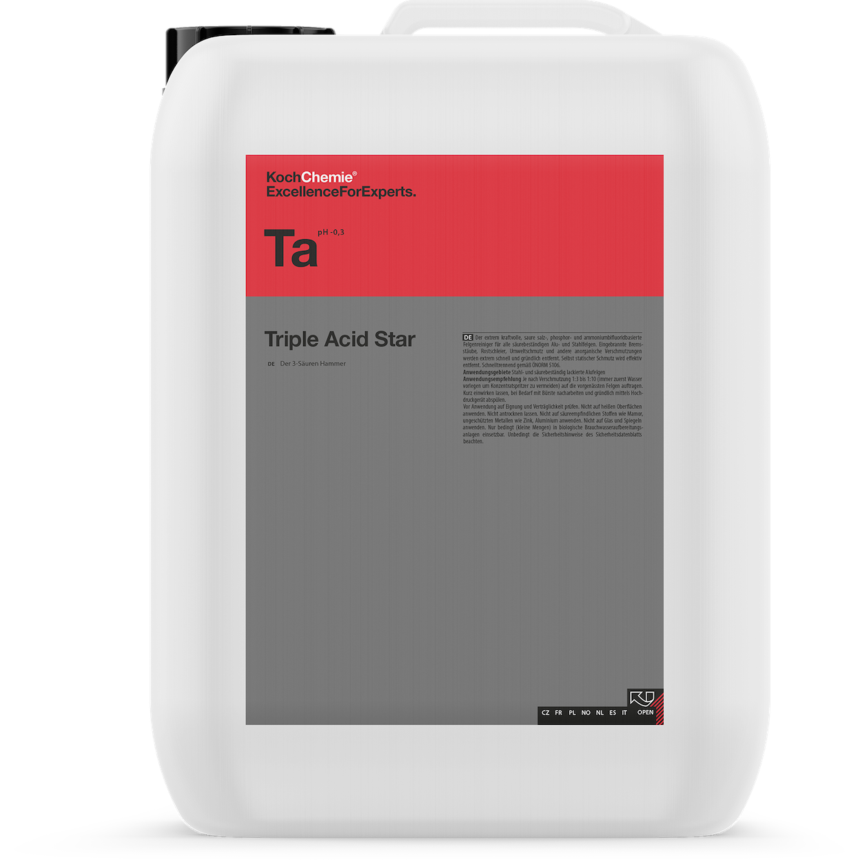 Koch Chemie (Ta) Triple Ácido Estrella 23 kg