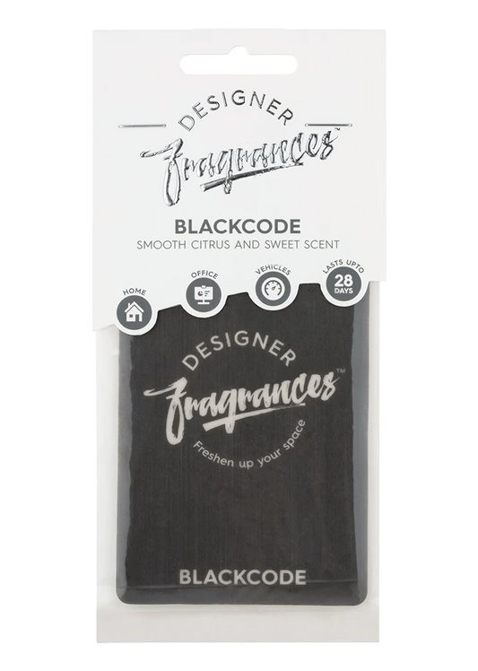 Designer Fragrances - Blackcode Card Air Freshener