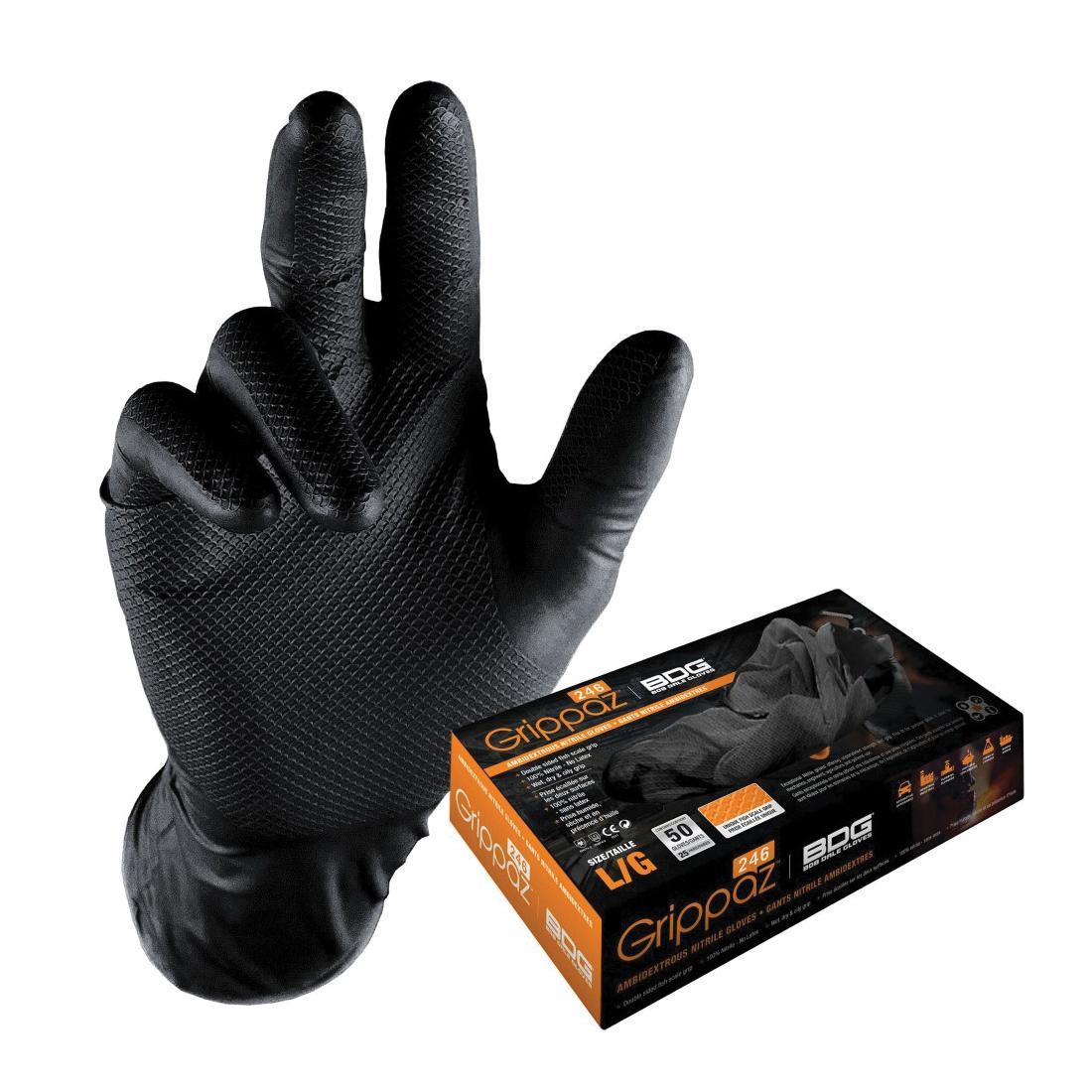 Grippaz Nitrile Fishscale Gloves (50pk)