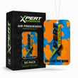 Ambientador de verano Solero de Xpert Detailing, paquete comercial de 50 unidades