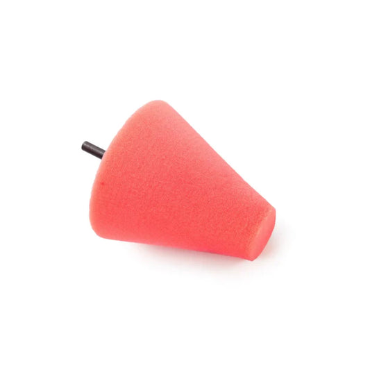 Cono de pulido de espuma ShineMate - Acabado suave rojo