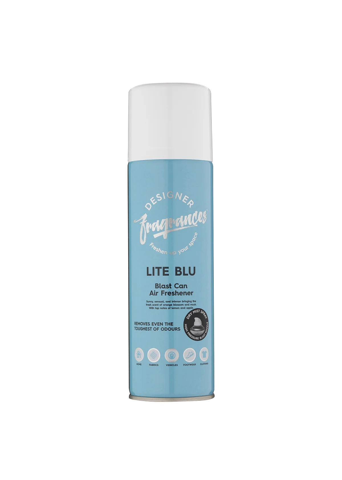 Lata de fragancias de diseñador Lite Blu Blast