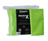 Elements Xpert MICRO X 250 | Green | 250gsm Microfibre Cloth | 10 Pack