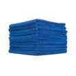 Toalla de microfibra premium Edgeless 365 de The Rag Company para detalles (paquete de 10), color azul rey 