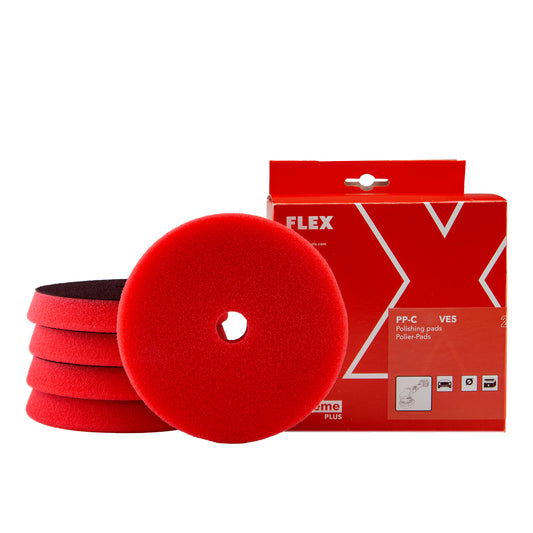 Almohadilla de corte pesado Flex PP-C 150 VE5 de 150 mm (6"), paquete de 5