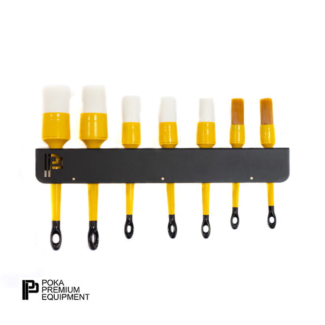 Poka Premium Equipment - Soporte para cepillos y accesorios 40 cm sin inscripción