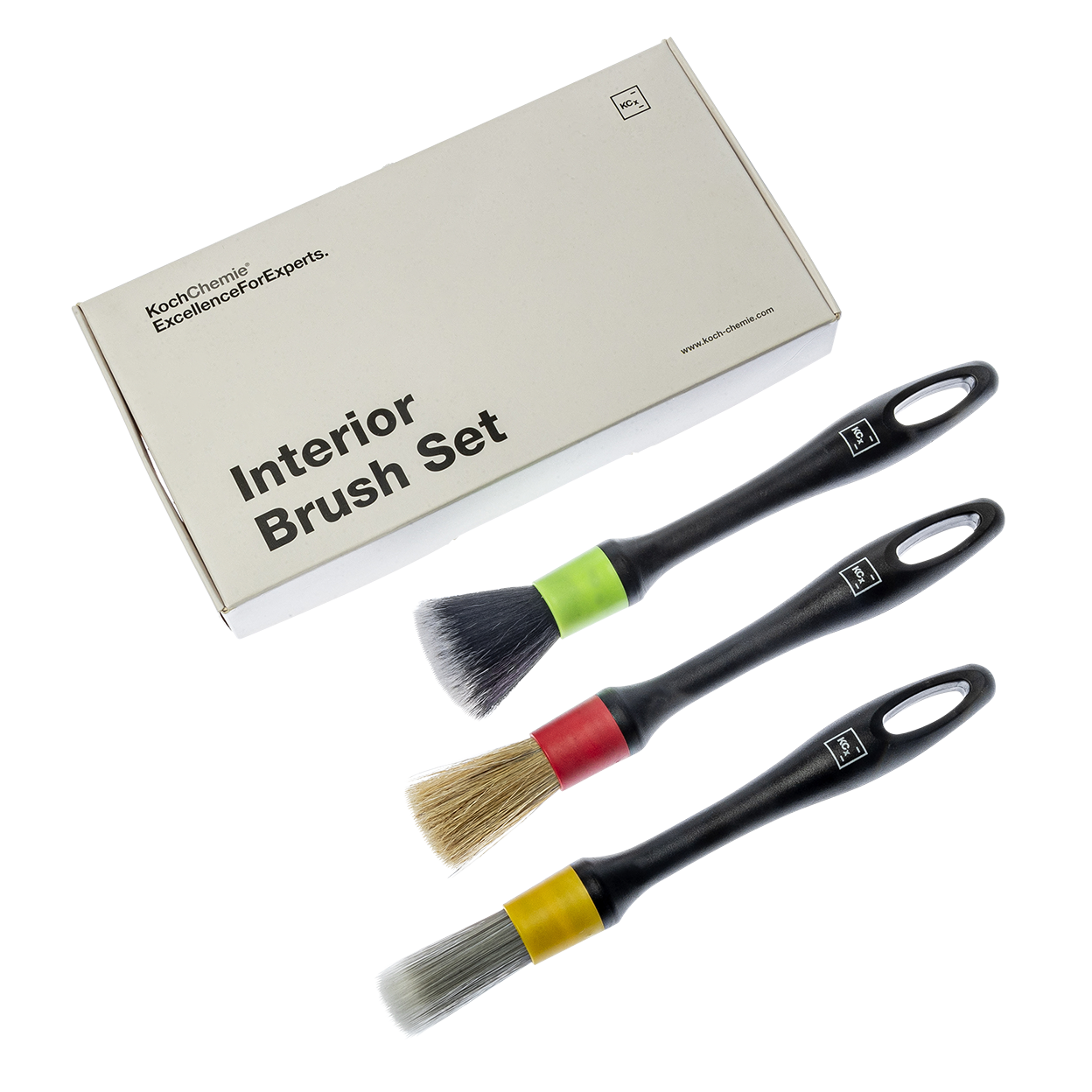 Juego de 3 cepillos para interiores Koch Chemie