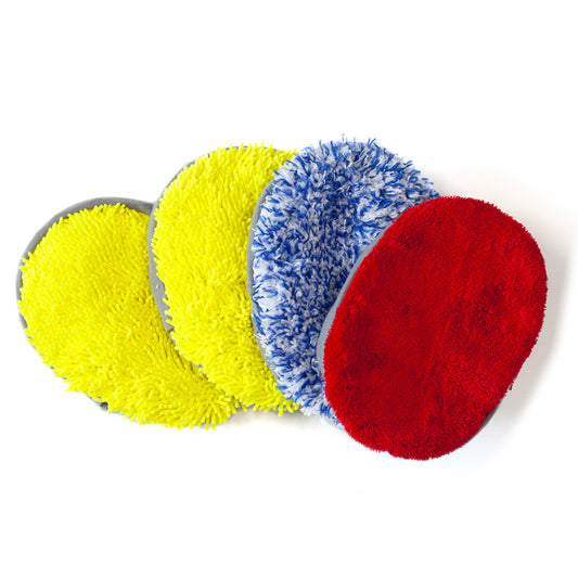 Almohadillas de microfibra mixtas AVA, paquete de 4
