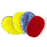 Almohadillas de microfibra mixtas AVA, paquete de 4