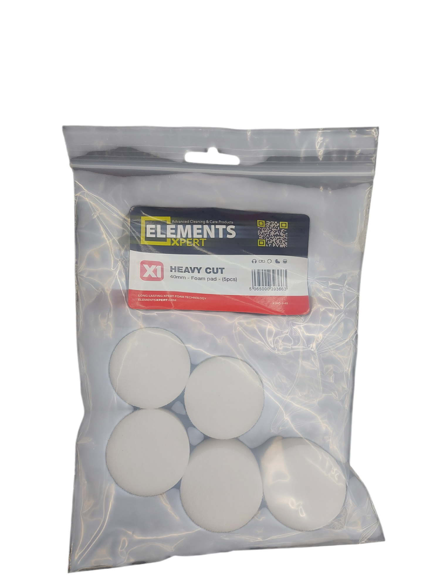Almohadilla de corte pesado ELEMENTS XPERT X1 (40 mm) (2"), paquete de 5