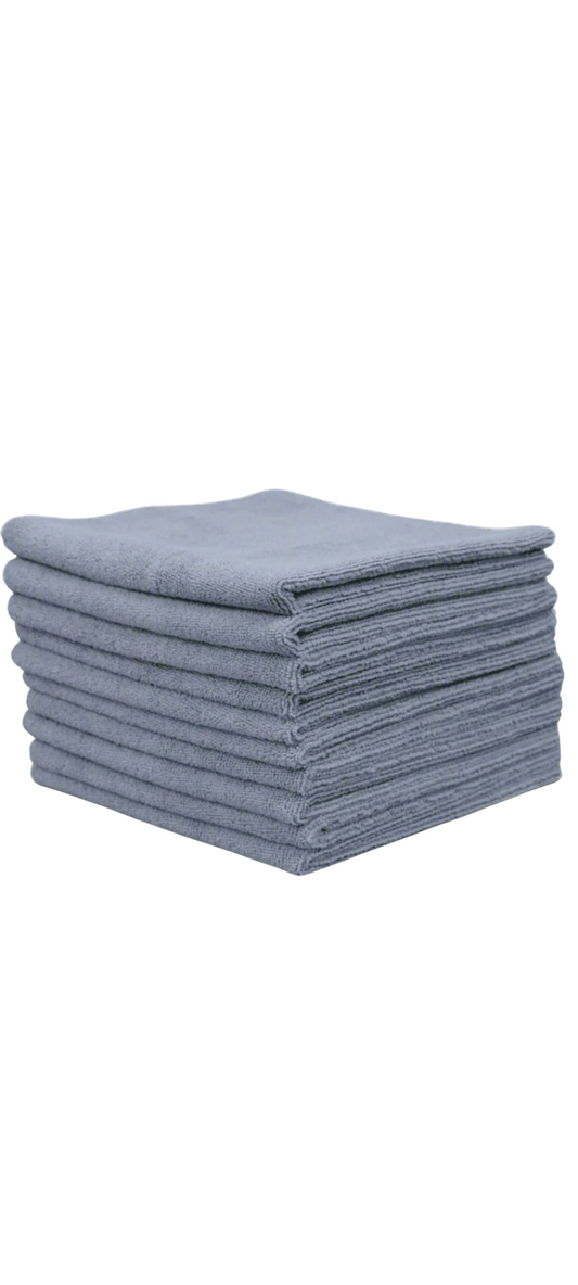 ELEMENTS Microfibra Premium sin bordes 300 g/m² (gris) Paquete de 10