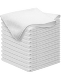 Paños de microfibra premium ELEMENTS XPERT de 300 g/m² (blancos), paquete de 10
