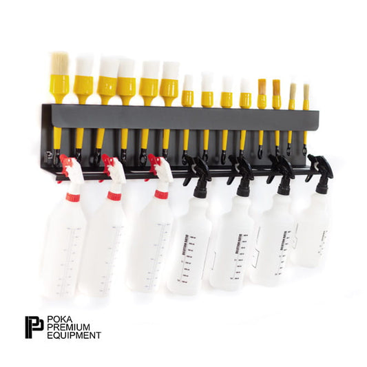 Poka Premium Equipment - Soporte para cepillos y botellas 80 cm sin inscripción