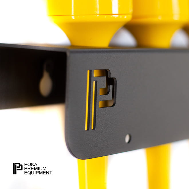 Poka Premium Equipment - Soporte para cepillos y accesorios 80 cm sin inscripción