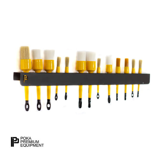 Poka Premium Equipment - Soporte para cepillos y accesorios 80 cm sin inscripción