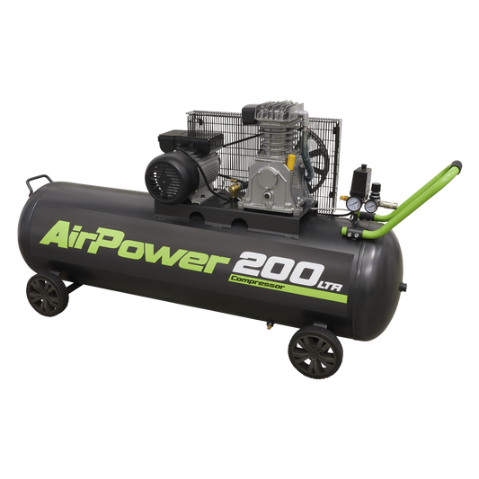 SEALEY 200L Belt Drive Air Compressor 3hp