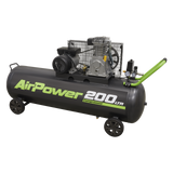SEALEY 200L Belt Drive Air Compressor 3hp