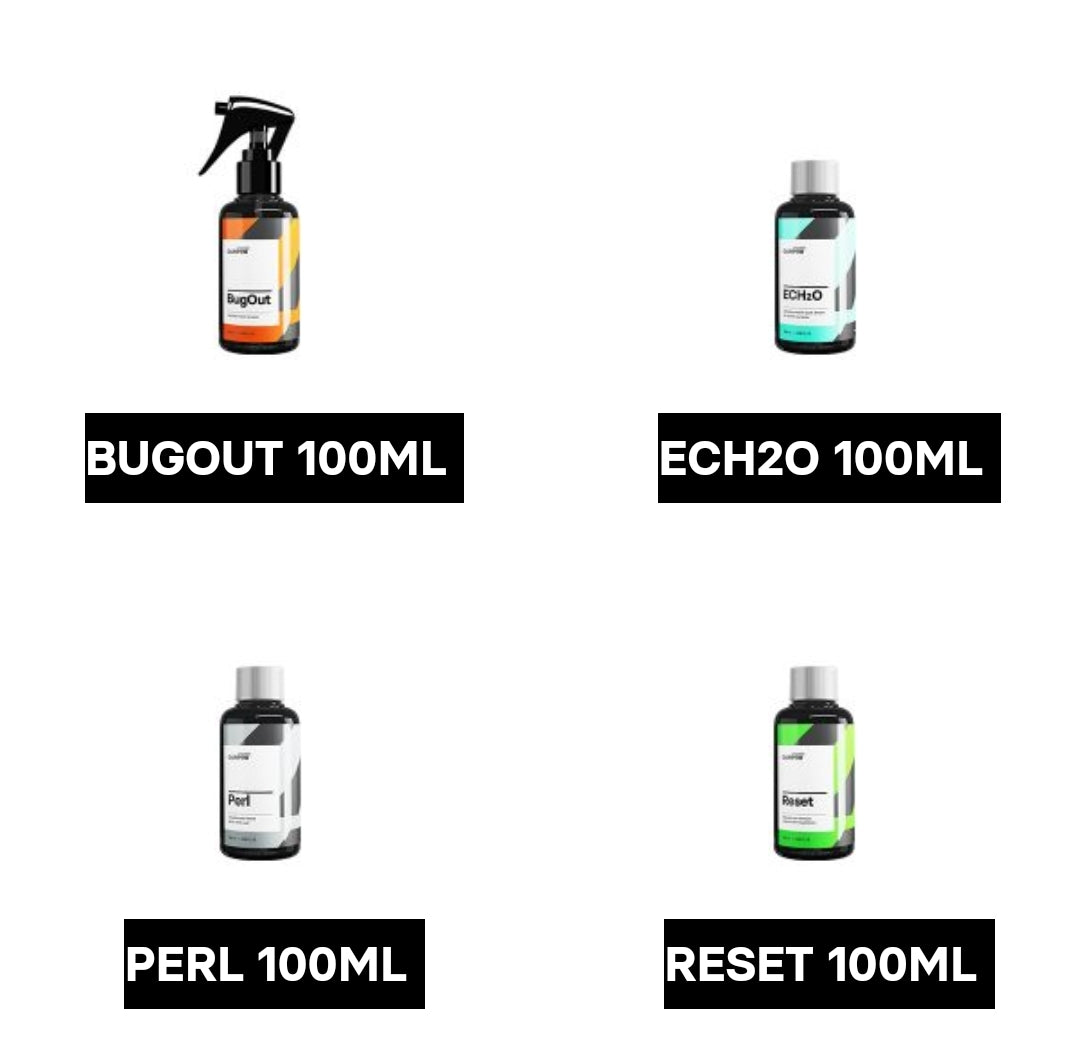 Bolsa de mantenimiento CarPro con kit de muestra (CQFR)