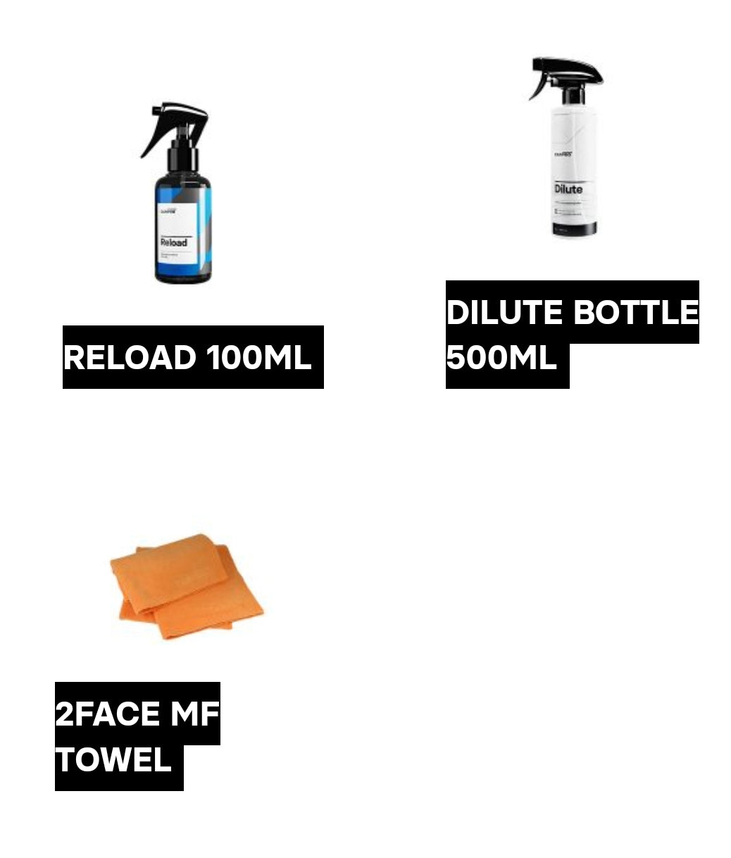 Bolsa de mantenimiento CarPro con kit de muestra (CQFR)