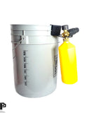 Poka Premium Equipment - Soporte para pulverizador de espuma montado en cubo