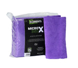 Elements Xpert MICRO X 350 | Purple | 350gsm Premium Microfibre Cloth | 10 Pack