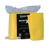 Elements Xpert MICRO X 350 | Yellow | 350gsm Premium Microfibre Cloth | 10 Pack
