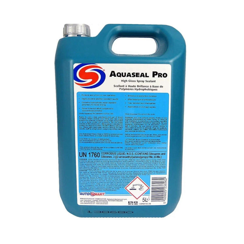Autosmart Aquaseal Pro Wax Sealant Spray Ultra Gloss Shine (5L)