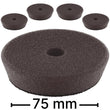 Almohadilla de pulido Flex PP-F 75 VE5 de 75 mm (3"), paquete de 5