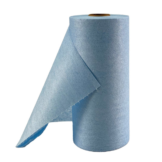 Rollo de microfibra desechable ELEMENTS XPERT - Azul (125 hojas)
